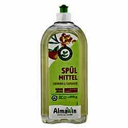 AlmaWin Organik Sıvı Elde Bulaşık Deterjanı  Yalancı İğde özlü  Mandalina Kokulu  1L
