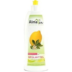 AlmaWin Organik Sıvı Elde Bulaşık Deterjanı  Limonlu  500ml