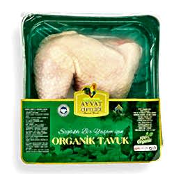 Ayvat Organik Donuk Tavuk Kalçalı But  KG 