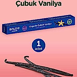 Baldo Organik Çubuk Vanilya  1 Adet 