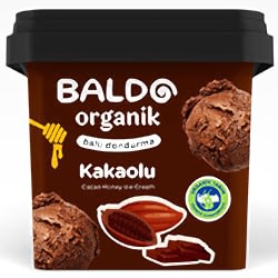 Baldo Organik Kakaolu Ballı Dondurma 400g