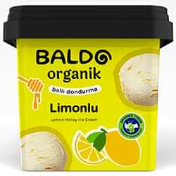 Baldo Organik Limonlu Ballı Dondurma 400g