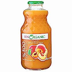 BenOrganic Organik Şeftali Kayısı Suyu 946ml