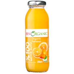BenOrganic Organik Portakal Suyu 250ml