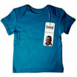 Canboli Organik Bebek Kısa Kollu T-shirt  Koyu Mavi  0-3 Ay 