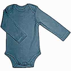 Canboli Organik Bebek Uzun Kollu Body  Açık Mavi  12-18 Ay 