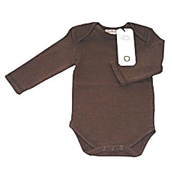 Canboli Organik Bebek Uzun Kollu Body  Kahverengi  0-3 Ay 