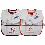 Canboli Organik Bebek Kollu Önlük Havlu