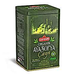 Çaykur Organik Ayasofya Çayı 200g  Teneke Kutu 