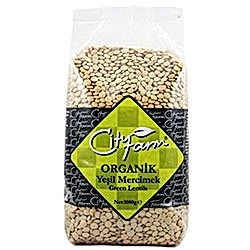 Cityfarm Organik Yeşil Mercimek 1Kg