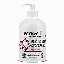Ecowell Organik Bebek Temizleme Jeli  Şampuan  Duş Jeli ve Sıvı Sabun  500ml