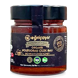 Eğriçayır Organik Polifloralı  Yabani  Çiçek Balı 300g