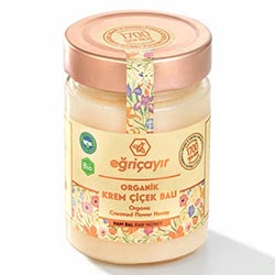 Eğriçayır Organik Krem Çiçek Balı 450g