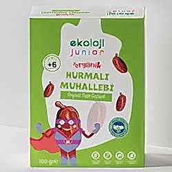 Ekoloji Junior Organik Glütensiz Muhallebi Karışımı  Hurmalı  100g