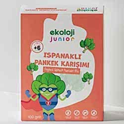 Ekoloji Junior Organik Glütensiz Pankek Karışımı  Ispanaklı  100g