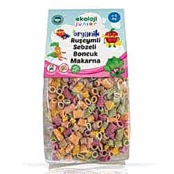 Ekoloji Junior Organik Ruşeymli Sebzeli Boncuk Makarna 250g