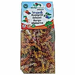 Ekoloji Junior Organik Ruşeymli Sebzeli Burgu Makarna 250g