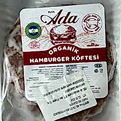 Elta Ada Organik Donuk Hamburger Köftesi  KG 