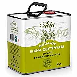 Elta Ada Organik Sızma Zeytinyağı 2L  teneke 