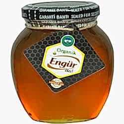 Engür Organik Tozanlı Vadisi Karakovan Süzme Ham Bal 500g