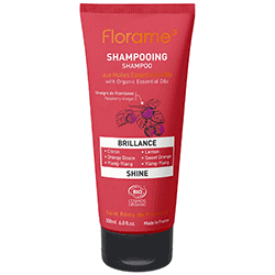 Florame Organik Şampuan  Tüm Saç Tipleri  Parlaklık Verici  200ml