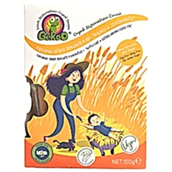 Gekoo Organik Yulaflı Bebek Bisküvisi  +8 Ay  Sütsüz  Vegan  150g
