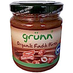 Grünn Organik %100 Fındık Püresi 200g
