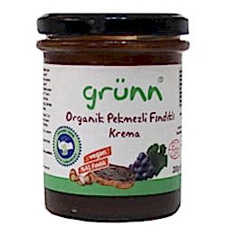 Grünn Organik Pekmezli Fındık Kreması 200g