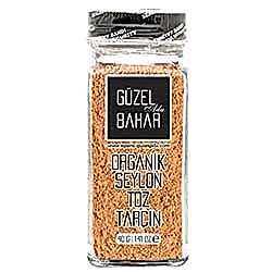 GÜZEL GIDA Organik Seylon Toz Tarçın 40g