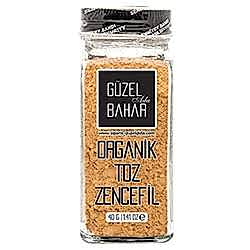 GÜZEL GIDA Organik Toz Zencefil 40g