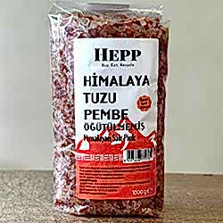 HEPP Pembe Himalaya Tuzu  Öğütülmemiş  1Kg