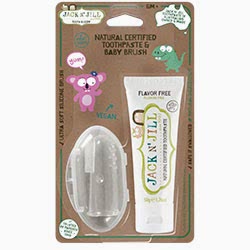 Jack N' Jill Aromasız Doğal Diş Macunu & Silikon Parmak Fırça
