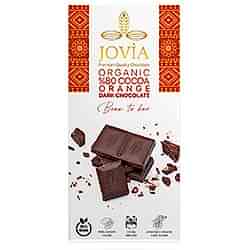 Jovia Organik Bitter Çikolata  Portakallı %80 Kakao  85g