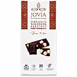 Jovia Organik Bitter Çikolata  Tane Fındıklı %70 Kakao  85g