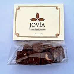 Jovia Organik Çikolata Kaplı Narlı Bademli Lokum 100g
