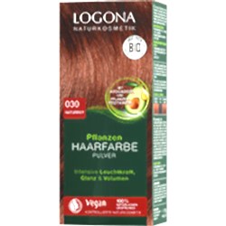 Logona Organik Bitkisel Toz Saç Boyası  030 Doğal Kızıl 