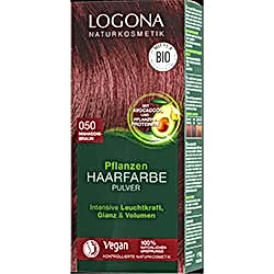 Logona Organik Bitkisel Toz Saç Boyası  050 Maun Kahve 