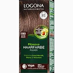 Logona Organik Bitkisel Toz Saç Boyası  080 Doğal Kahve 