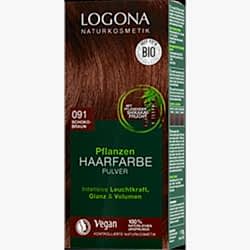 Logona Organik Bitkisel Toz Saç Boyası  091 Çikolata 