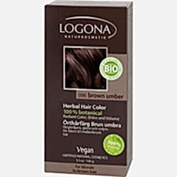 Logona Organik Bitkisel Toz Saç Boyası  Koyu Kahve 