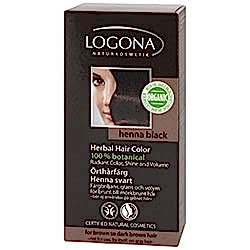 Logona Organik Bitkisel Toz Saç Boyası  Kına Siyahı 