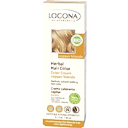 Logona Organik Bitkisel Krem Saç Boyası  Bakır-Sarı 