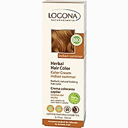 Logona Organik Bitkisel Krem Saç Boyası  Kızıl Sarı 