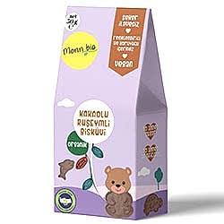 Monn Bio Organik Kakaolu Ruşeymli Bisküvi 50g