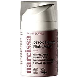 Narcissa by Urtekram Detox & Glow Gece Maskesi  Tüm Cilt Tipleri  50ml