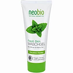 Neobio Organik Canlandırıcı Yüz Yıkama Jeli  Nane & Deniz Tuzu  100ml