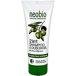Neobio Organik Şampuan & Duş Jeli 2'si 1 arada  Zeytin & Bambu  200ml