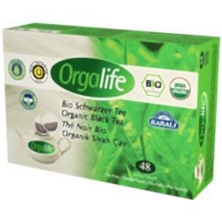 Karali Orgalife Organik Siyah Çay Demlik Poşet 48 adet