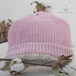Organic Bonny Baby Organik El Yapımı Şapka  0-2 Yaş  Pembe 