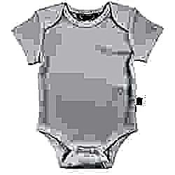 OrganicKid Organik Bebek Kısa Kollu Body  Beyaz  3-6 ay 